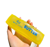 Nouvel Arrivage Jouets Squishy en Gros Vaseline Butter en Forme d'Aliments Anti-Stress à Presser 14cm en Matériau TPR à Rebond Lent
