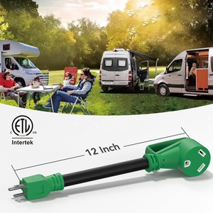 Linsheng NEMA 5-15P mâle à TT-30R femelle alimentation électrique Dogbone <span class=keywords><strong>30</strong></span> <span class=keywords><strong>ampères</strong></span> à 110 <span class=keywords><strong>adaptateur</strong></span> RV <span class=keywords><strong>adaptateur</strong></span> cordon <span class=keywords><strong>pour</strong></span> RV camping-car caravane remorque - Product Image 5