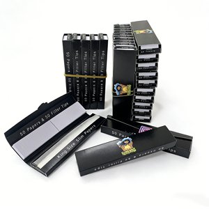 Papier à rouler jetable sur mesure Kingsize 110*44mm laminé Votre propre marque Style moderne Écologique - Product Image 2