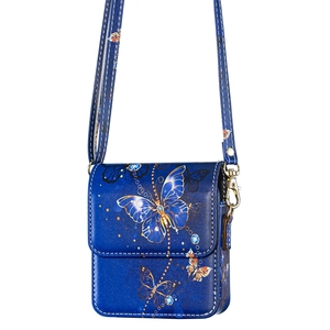 Funda de teléfono con diseño de hoja para <span class=keywords><strong>Huawei</strong></span> <span class=keywords><strong>Pocket</strong></span> S, para Oppo Find N3 Flip Butterfly Flip Funda de cuero con cordón - Product Image 5