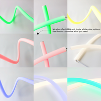 Magic Pixel SPI RGB/RGBW 360 °   Tube néon LED intelligent à commande intelligente, installation au plafond, pliage 3D, étanche IP67, néon flexible de 25 mm