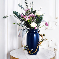 RORO-Vase à fleurs en céramique, décoration de bureau, en gros, pour salon, décors de bureau