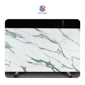TMZ Stone ODM OEM Zero Silicon Quarzo 5006 Calacatta Emerald Quartz Countertops Island Modern Indoor Outdoor Use Australia - Product Image 4