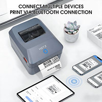 Imprimante d'étiquettes thermiques sans fil HZTZ T40 110 mm (4 pouces) avec 203 DPI en stock pour usage commercial