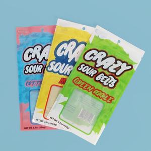 Bolsa con Cierre Hermético de Tres Lados para Envasado de Alimentos, Impresión Digital, Bolsas Redondas a Prueba de Humedad - Product Image 1