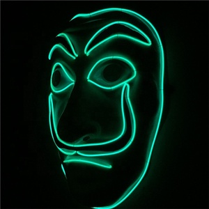 Plus Populaire Effrayant LED Fête Halloween Lueur Allument Masque Réaliste - Product Image 1