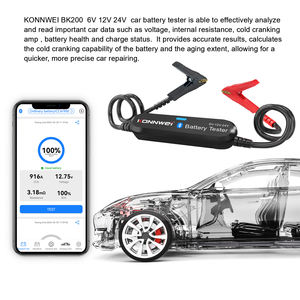 Fabrieks Directe Konnwei Bk200 12V 24V Bluetooth 5.0 <span class=keywords><strong>Auto</strong></span> Accu <span class=keywords><strong>Tester</strong></span>, 100-2000 Cca Load <span class=keywords><strong>Tester</strong></span> Automotive Alternator <span class=keywords><strong>Tester</strong></span> - Product Image 3