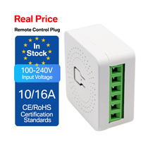 Télécommande Vocale 2 Voies DIY pour Rideau Intelligent 16A DC, Mini Interrupteur Intelligent Tuya Sans Fil Wifi pour Maison Lumière