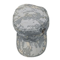 Kustom topi ayah dapat disesuaikan kustom topi datar pelindung matahari topi patroli pria pelindung matahari kamuflase topi datar