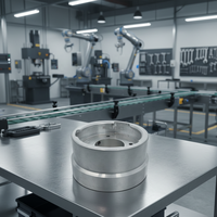 LECHEN Usine professionnelle spécialisée dans la fabrication sur mesure de disques abrasifs en acier inoxydable usinés CNC de haute qualité