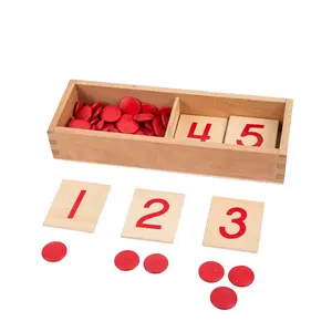 ไม้คณิตศาสตร์ของเล่นขายส่งวัสดุ Montessori ของเล่นเพื่อการศึกษาสำหรับเด็ก