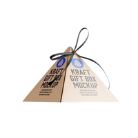 Kreatives Design Papier Verpackung Papier Candy Geschenk Dreieckige Pyramide Hochzeit Candy Geschenk box Verpackung für Schokolade