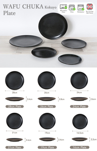 Juego de Vajilla de Cerámica para Desayuno, Platos Aptos para Microondas y Lavavajillas, Duraderos, Fabricados en Japón por WAFU CHUKA Mino Ware - Product Image 2