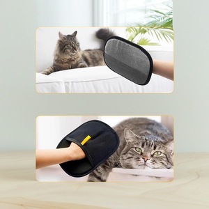 Gants épais pour enlever les poils d'animaux, 24x18cm, pour chats à poils longs, outil de brossage à l'électricité statique - Product Image 3