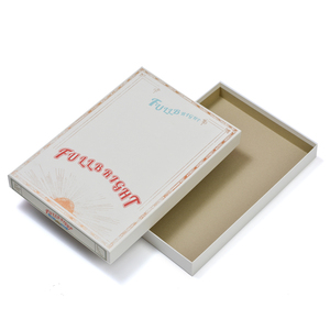 Fábrica OEM Impresión simple Embalaje personalizado Tablero gris Caja de papel rígido Tapa y Base Embalaje Caja de regalo Logotipo personalizado - Product Image 2