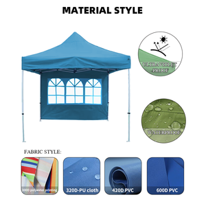 10x10 tenda lipat portabel, kanopi instan Pop taman Gazebo 3x3 jaring nyamuk untuk jendela gereja pesta pernikahan Perdagangan - Product Image 3