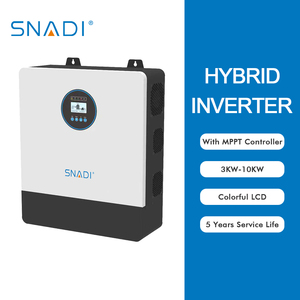 Inversores Solares Híbridos de Alta Potencia OEM de 3kw, 5kw, 6.4kw, 8kw y 10kw para Uso Doméstico con Controlador de Carga Solar MPPT Integrado - Product Image 3