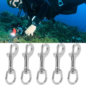 Thép không gỉ duy nhất kết thúc đầu xoay mắt Bolt snap clip khóa lặn móc - Product Image 5