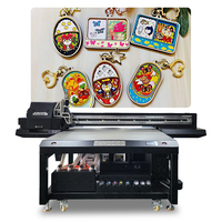 Mesin Printer UV Inkjet Flatbed 1613, Printer Kartu, Pencetakan Digital Skala Besar Otomatis Kecepatan Tinggi untuk Logam, Plastik, Kulit
