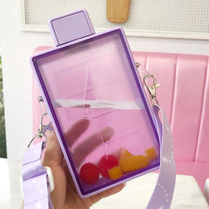 Portable Sports Folding Leak-Proof <b>Water</b> <b>Bottle</b> <b>A5</b> Slim Straight Customizable Color Plastic Promotional Gift - Product Image 2