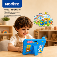 Tablet PC Anak Npad718 Smart 7 Inch Android MTK WiFi 4G dengan Aplikasi Edukasi dan Pelindung Anti Jatuh