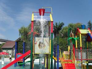 Dalang sortie d'usine petit terrain de jeu aquatique pour <span class=keywords><strong>Aquapark</strong></span>, équipement de parc aquatique en fibre de verre pour la piscine de la station - Product Image 4