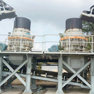 Thượng Hải dongmeng AC động cơ máy nghiền hình nón chuyên nghiệp đá vôi hợp chất Máy Nghiền hình nón max.235t/h công suất dễ dàng hoạt động cho - Product Image 3