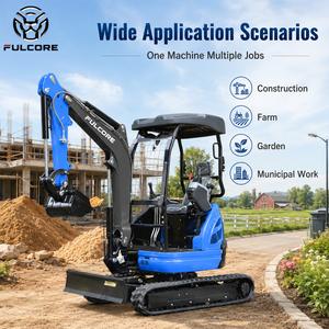 Mini Excavadora FULCORE Dealer Choice para Pequeños Contratistas y Alquiler, con Motor Kubota y Orugas <span class=keywords><strong>de</strong></span> Acero - Product Image 4