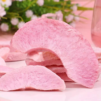 Fabrikant's Rechte Fruitcrisps Vriesgedroogde Perzik