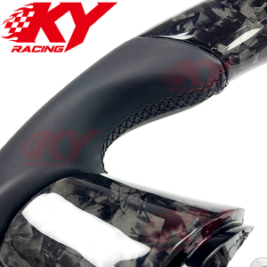 Volant de course en fibre de carbone forgé sur mesure pour Chevrolet Corvette C6 C7 C8, Camaro, Malibu, Silverado, Cruze - Product Image 2