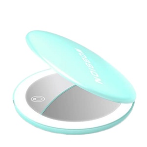 Led Makeup <b>Mirror</b> Private Label 3 Colors Cosmetic Mini <b>Mirror</b> Available Rechargeable Led <b>Mirror</b> - Product Image 5