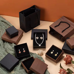 Caja de Joyería de Lujo Personalizable al por Mayor, Estilo Ins, Caja de Embalaje para Joyería con Cajones para Collares, Anillos, Colgantes y Pendientes - Product Image 4