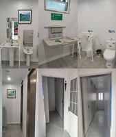 WC préfabriqué durable pour chantier, campement et solutions sanitaires publiques en extérieur