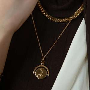 Inspireren Sieraden Op Maat Familie Liefhebber Hanger Ketting Moeder Vaderdag Cadeau Moslim Sieraden Islam Draaiende Hanger - Product Image 3