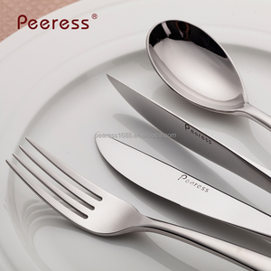 Set di posate e stoviglie in acciaio inossidabile di alta qualità dal design moderno per hotel e ristoranti, disponibili all'ingrosso - Product Image 4
