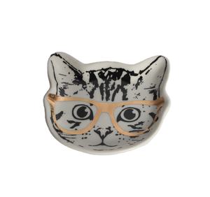 Bandeja de plato de anillo de cerámica esmaltada estilo Animal, baratija ecológica, Decoración de mesa, citas de regalo - Product Image 3