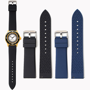 Bracelets de <span class=keywords><strong>montre</strong></span> intelligents à libération rapide de 22 mm, en silicone haute résistance, anti-poussière, pour Blancpain X Swatch - Product Image 1