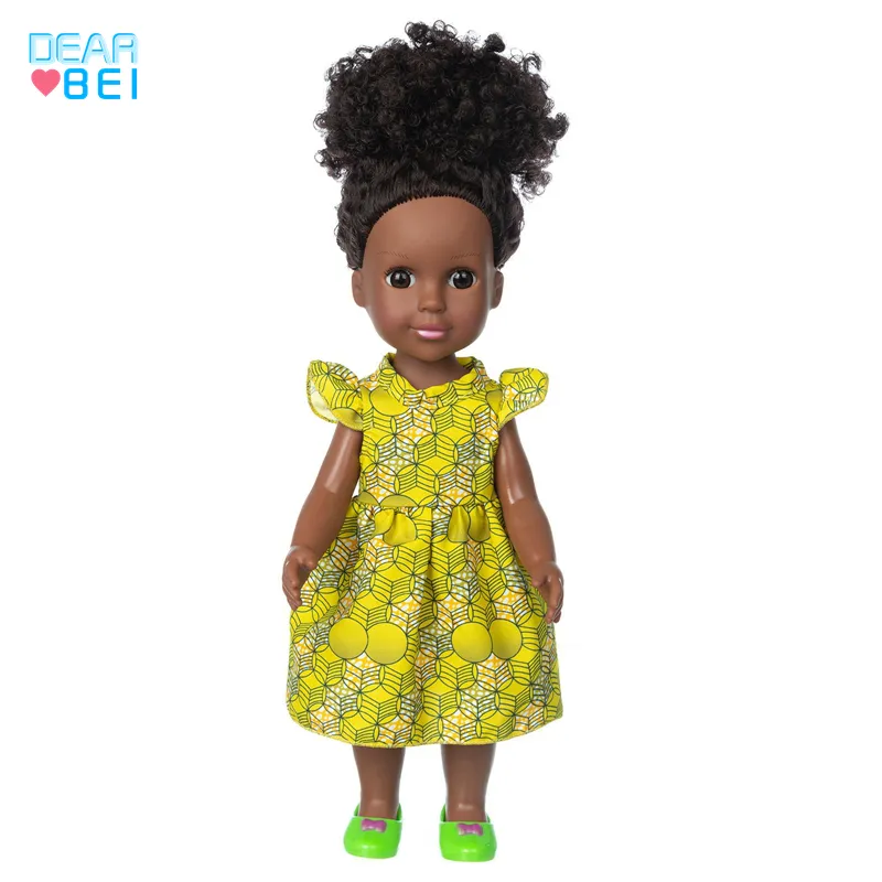 2022 New Fashion Design 14 inch Reborm doll Vinyl American African Black doll for girl