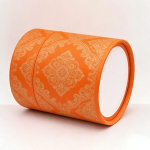 บรรจุภัณฑ์กล่องทรงกระบอกทำจากกระดาษแข็งรีไซเคิลได้ <span class=keywords><strong>เป็น</strong></span>มิตรกับสิ่งแวดล้อม สำหรับบรรจุภัณฑ์แป้งฝุ่นและน้ำหอม - Product Image 5