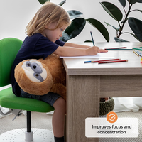 Nouvel Animaux en Peluche Lestés 2025 pour Apaiser l'Anxiété et Offrir du Confort, 2,27 kg |   Peluche lestée anti-stress en forme de paresseux