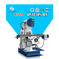 X5028 petite fraiseuse verticale universelle de type genou et colonne X5028 fraiseuses X5028