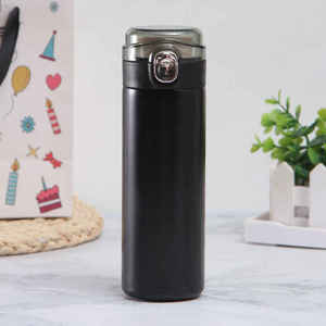 Doublewalled 304 Stainless Steel Thermos with Popup Lid Leak-Proof 6-12 Hours Thermal Insulation Portable Travel Tumbler - Product Image 3