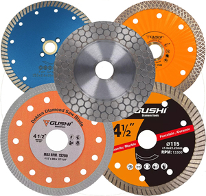 Outils en granit de haute qualité Lames de <span class=keywords><strong>scie</strong></span> à découper le granit diamantées de 100 à 230 mm pour meuleuse d'angle - Product Image 1