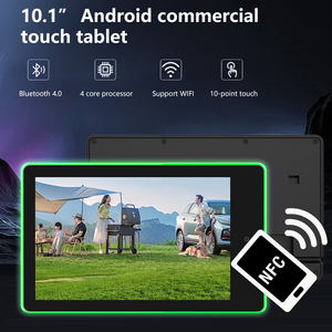 แท็บเล็ตพีซีแอนดรอยด์เชิงพาณิชย์10.1นิ้ว10จุดหน้าจอสัมผัส NFC RFID เทคโนโลยีห้างสรรพสินค้าในร่มรองรับผนัง OEM 1ปี - Product Image 6