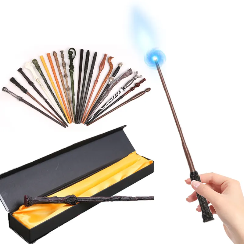 Hot Magic Wand 39 Models Halloween Charm Kids Mystery Wizard Sticks Harry Cosplay Magic Wand With Boxes
