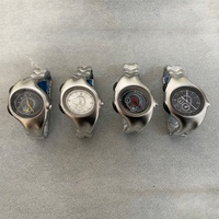 Montre à bracelet unisexe, mouvement à quartz japonais, étanche, style artistique surréaliste médiéval, alliage, cadran à aiguilles de 40 mm, effet fondant