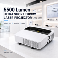 Proyector Láser Comercial 3LCD de Tiro Ultra Corto, 5500 Lúmenes, WUXGA, para Exposiciones y Salas de Exhibición