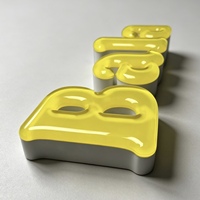 Letras de Gel LED 3D Personalizadas, Impermeables IP65, Letreros de Canal con Iluminación Frontal Acrílica, Publicidad Exterior para Negocios y Tiendas