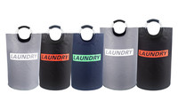 Panier à linge pliant rond sac poubelle de rangement grand panier pliable vêtements panier à linge seau organisateur PE simple 0.3mm