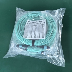 <span class=keywords><strong>สาย</strong></span><span class=keywords><strong>ไฟเบอร์</strong></span>ออปติกแบบ MPO-MPO ขนาด 12F พร้อมหัวต่อแบบ Female ขนาด 3.0 มม. <span class=keywords><strong>สาย</strong></span>เคเบิลใยแก้วนำแสง OM3 ความยาว 20 <span class=keywords><strong>เมตร</strong></span> ประเภท B <span class=keywords><strong>สาย</strong></span>แพทช์ MPO  พร้อมปลอกหุ้ม LSZH/PVC - Product Image 1